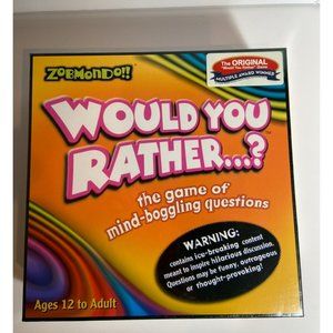 Zobmondo Game Would You Rather...? Pre-teen thru Adult Sealed